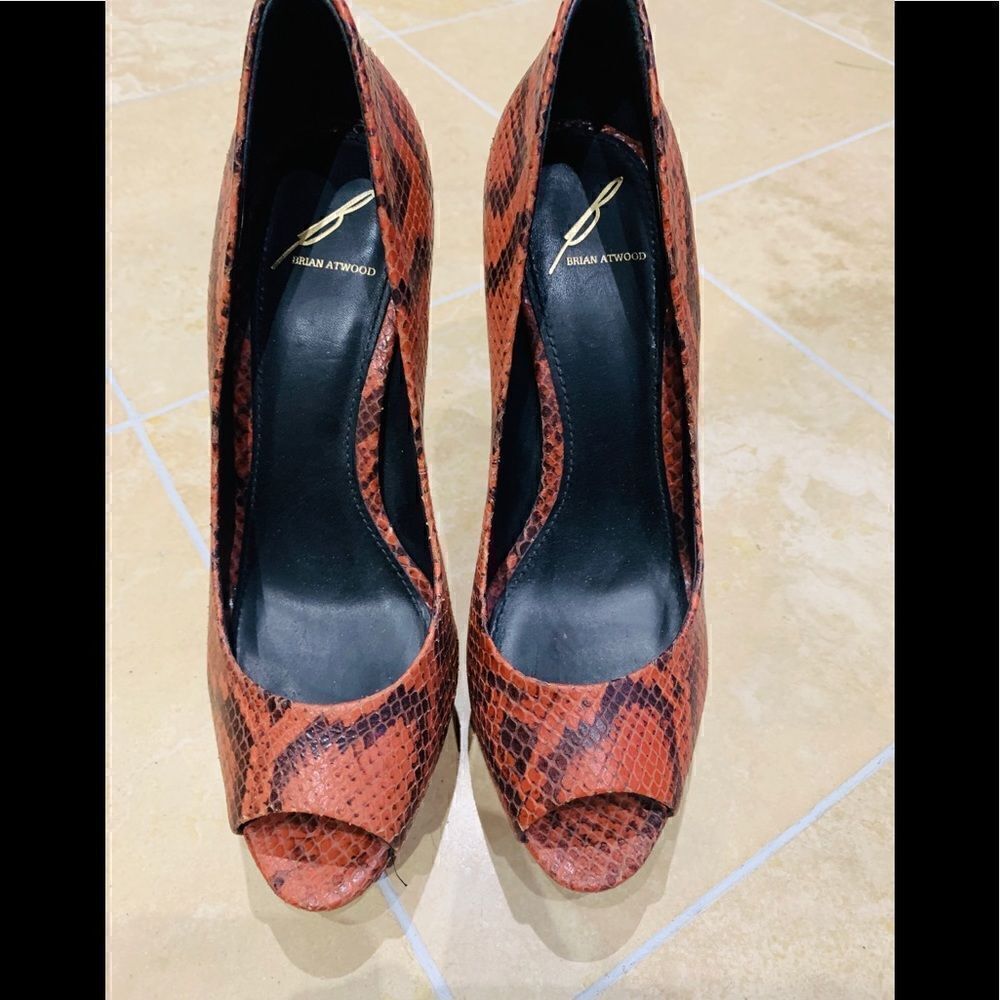 Brian Atwood open toed pump